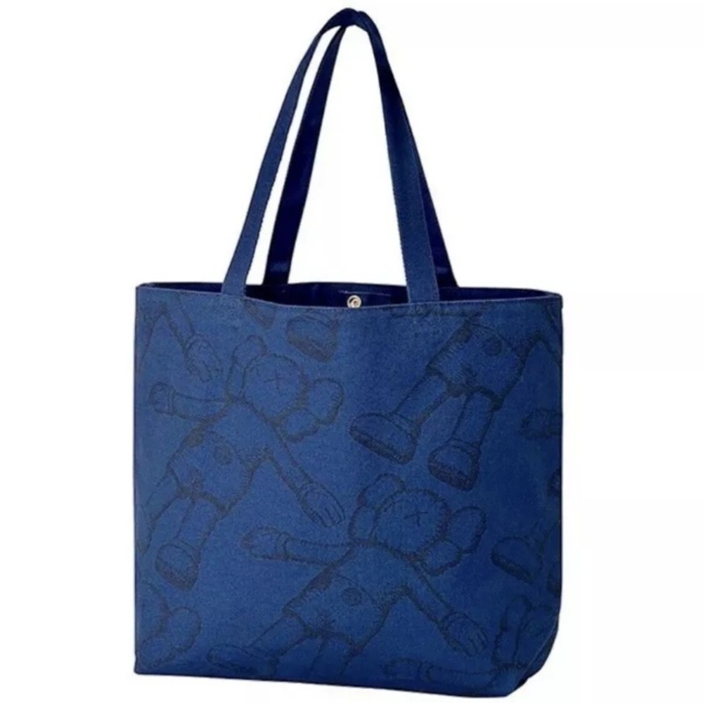 Kaws x Uniqlo Collab All Over Holiday Print Tote